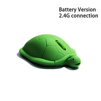 Karikatür Sevimli Pil Sürümü Bluetooth Kablosuz 2.4 G Fare Kablolu Yaratıcı Ofis Oyunu Mini Dilsiz Bilgisayar Aksesuarları Pc Gamer