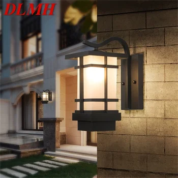 DLMH Modern led duvar aydınlatma armatürü Açık Aplik Su Geçirmez Veranda Aydınlatma Sundurma Balkon Avlu Villa Koridor