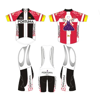 Crossrider Fortuna Bisiklet Giyim Erkek Nefes Hızlı Kuru Bisiklet Formaları Önlük Seti Kısa Kollu bisiklet kıyafeti Maillot Culotte Kiti