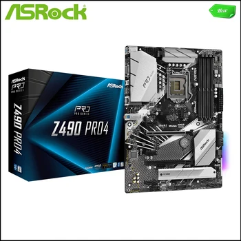 YENİ ASROCK Z490 Pro4 Anakartlar LGA 1200 DDR4 128GB ATX Intel Z490 Masaüstü Anakart