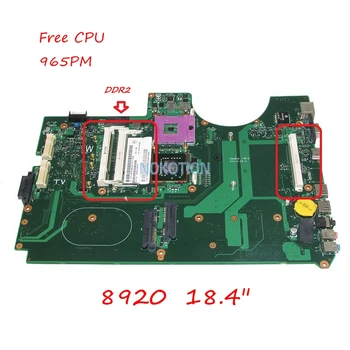 NOKOTION 6050A2184601-MB-A02 MBAP50B001 acer aspire 8920 Laptop anakart İçin 965PM DDR2 grafik yuvası ile Ücretsiz cpu