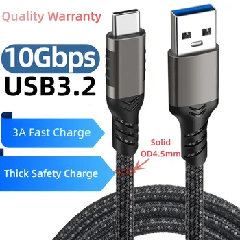 Ekstra 3M 10FT USB C USB kablosu USBC 10Gbps Kablosu 3A için Hızlı Şarj USB C Samsung Huawei Xiaomi Redmi ZUK Oneplus Dell XPS