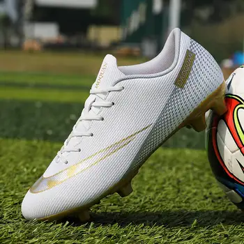 Kaliteli futbol ayakkabıları Cleats Mbappé Dayanıklı Hafif Rahat futbol kramponları Açık Hakiki Futsal Çivili Ayakkabı Toptan