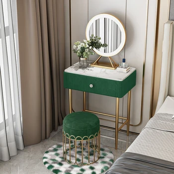 Iskandinav Daire Otel Çekmece Dresser Minimalist Villa Yurdu depolama dolapları Yatak Odası Vestiyer Makyaj Masaları Ayna ile H