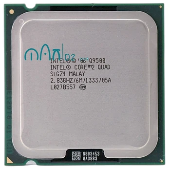 PC bilgisayar Intel Core2 Dört İşlemci Q9500 (6M Önbellek, 2.83 GHz, 1333 MHz FSB) LGA775 Masaüstü İŞLEMCİ