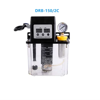 DRB-150 / 2C otomatik yağlama pompası çift ekran yağlama yağı pompası CNC makinesi aracı zamanlama yağ besleme dişli yağı pompası