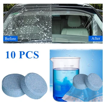 10 Adet / paket(1 Adet=4L Su) araba Katı Silecek İnce Silecek Otomatik Pencere Temizleme araç ön camı Cam Temizleyici Araba Temizleme Araba Araçları