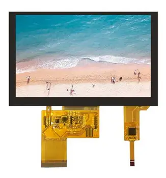 5.0 inç 16.7 M 24Bit RGB 40PİN HD TFT LCD GT911 GT1151Q Kapasitif / Rezistif Dokunmatik Renkli Ekran 800(RGB)*480 6 P I2C Arayüzü