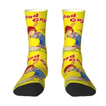 Eğlenceli erkek Iyi Adamlar Beyzbol Oyuncusu Elbise Çorap Unisex Sıcak Rahat 3D Baskı çocuk Oyuncağı Tıknaz Ekip Çorap