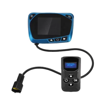 12V oto kaloriferi Mavi LCD Anahtarı Denetleyicisi için Araba Dizel havalı ısıtıcı park ısıtıcısı