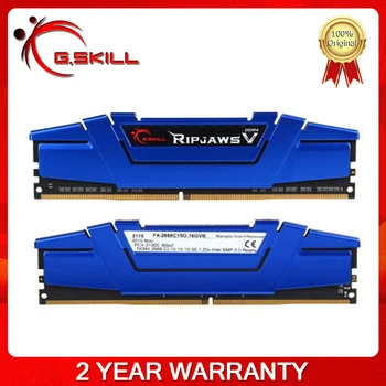 G. Skıll Rıpjaws V Serisi Mavi DDR4 2400 Mhz 8 GB 288-Pin SDRAM (PC4-19200) CL 17-17-17-39 1.20 V Çift Kanallı Masaüstü Bellek Modeli