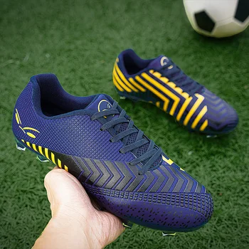 Kaliteli futbol ayakkabıları Cleats Mbappé Dayanıklı Hafif Rahat futbol kramponları Açık Hakiki Futsal Çivili Ayakkabı Toptan