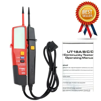 UNI-T UT18D Gerilim Metre LED / lcd ekran Gerilim ve Süreklilik Test Cihazları Otomatik Aralığı Volt Dedektörleri Kalem Test Cihazı