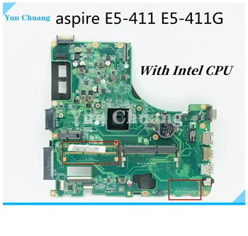 DA0ZQMMB6H0 DA0ZQMMB6E0 DA0ZQMMB6F0 Anakart Acer Aspire E5-411 E5-411G laptop anakart Intel CPU DDR3L %100 % test