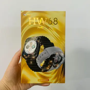 Yeni Orijinal HW68 MİNİ akıllı saat 41mm Serisi 8 NFC akıllı bilezik BT Çağrı Kayış kilidi ile Saatler İki sapanlar