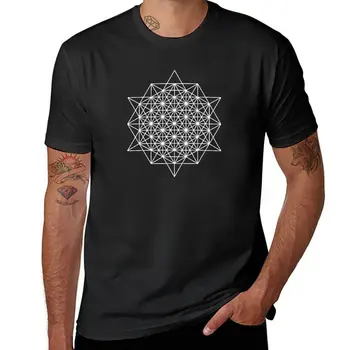 64 yıldız tetrahedron kutsal geometri T-Shirt Bluz anime erkek grafik t-shirt