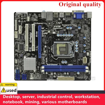 Kullanılan ASROCK H61M Anakartlar LGA 1155 DDR3 16GB M-ATX Intel H61 Masaüstü Anakart SATA II USB2. 0