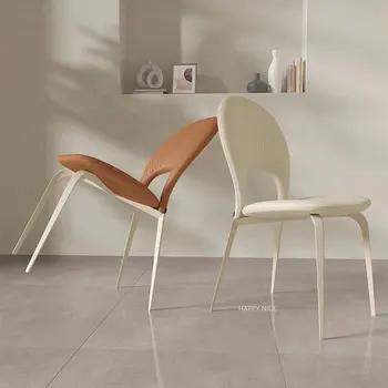 Salon Accent yemek sandalyeleri Odası Açık Modern İskandinav Ofis yemek sandalyeleri Mutfak Beyaz Sillas Yemek Masaları Ve Sandalyeler