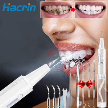 Diş duşu Taşınabilir Diş Ölçekleme 2 in 1 Tartar Eliminator Kaldırma Plak Diş Taş Leke Çıkarıcı Calculus Diş Temiz