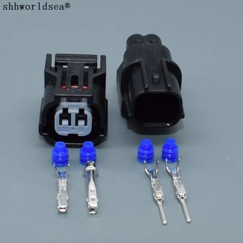 shhworldsea 2 Pin Sıcaklık Sensörü Fişi sensörlü ışık Tel soketli konnektör 6188-0589 6189-0890 Honda 91706-PLC-0030-H1