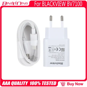 Orijinal GaN Hızlı Şarj Blackview BV7100 AB Tak Seyahat TİPİ C USB kablosu Veri Hattı